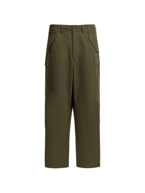 wide-leg cargo pants