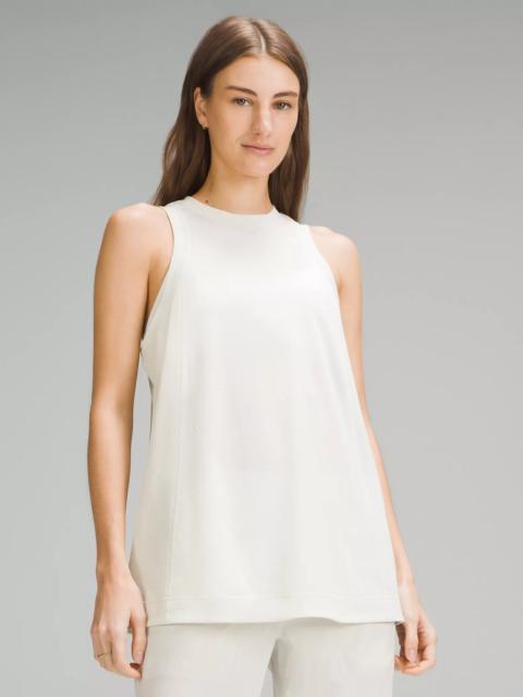 Sheer Crewneck Tank Top