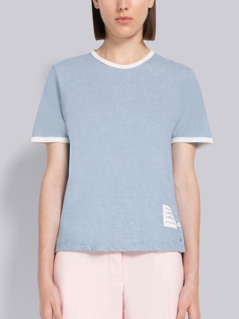 Melange Jersey Short Sleeve Ringer Tee