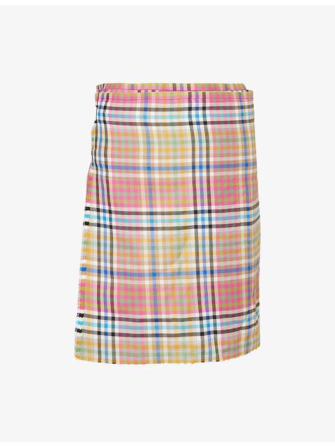 Tartan Wrap-Round Wool Kilt