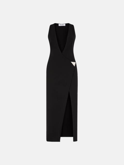 BLACK MIDI DRESS