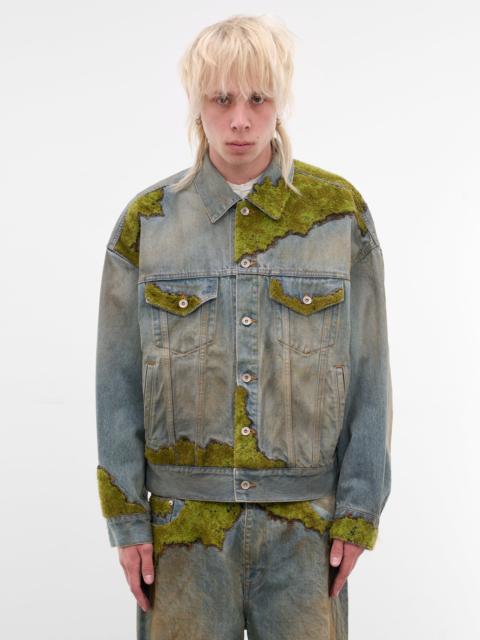 Moss Embroidery Denim Jacket