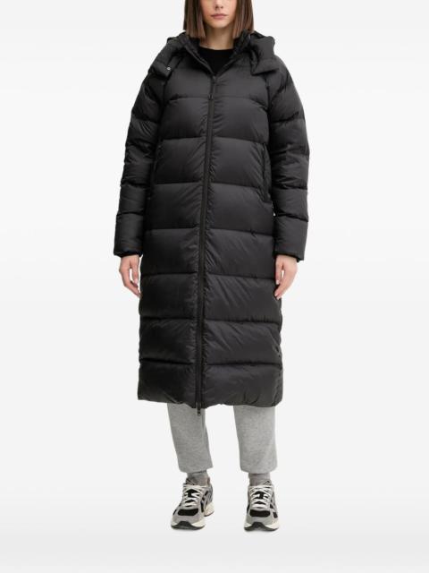 hooded puffer coat
