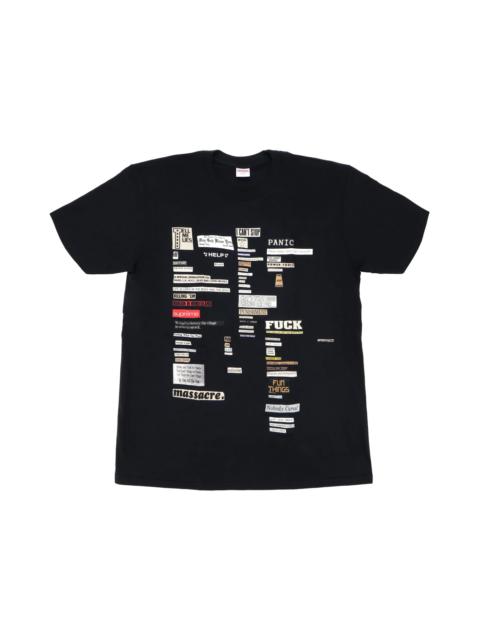 Supreme Cutouts Tee Black