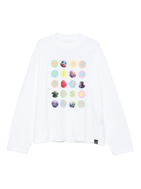 graphic-print long-sleeve T-shirt