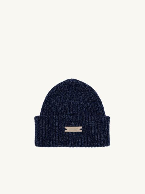 UNISEX BEANIE WITH LOGO PATCH