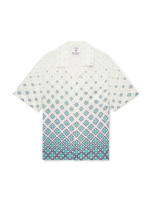 Gradient Monogram Linen Shirt | Casablanca Paris