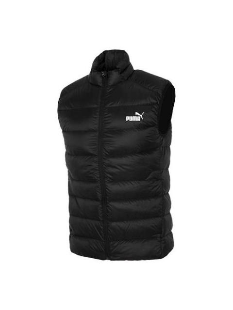 PUMA Logo Down Vest 'Black' 534541-01
