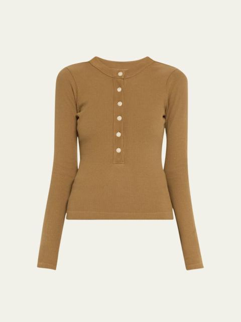 Varra Long-Sleeve Henley Top