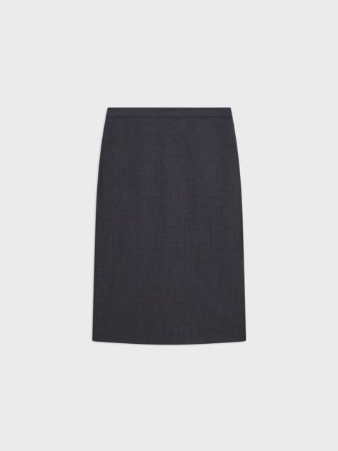 Slim Pencil Skirt in Good Wool