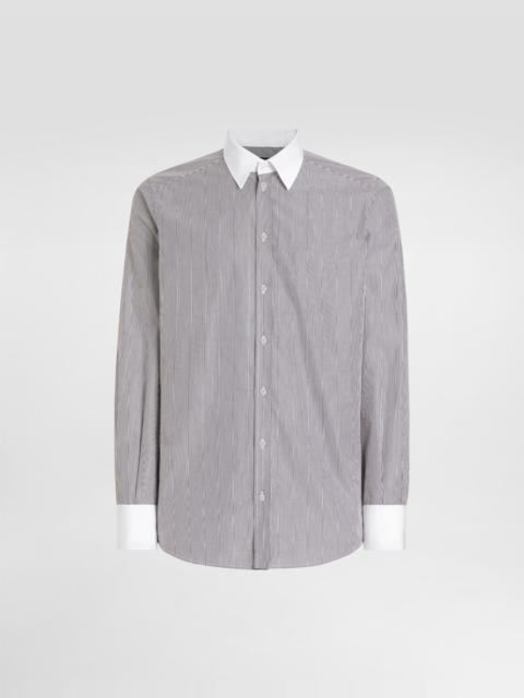 Striped cotton shirt
