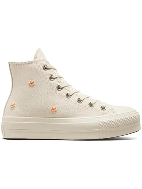 Converse Chuck Taylor All Star Lift Platform Hi Pearls Natural Ivory