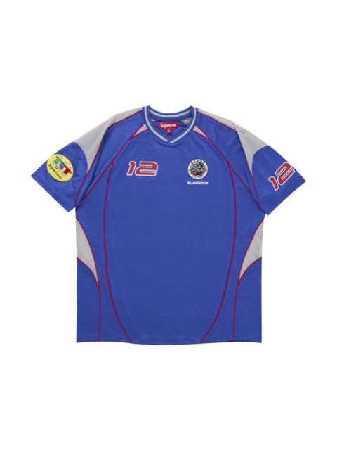 Supreme Piping Soccer Jersey Blue