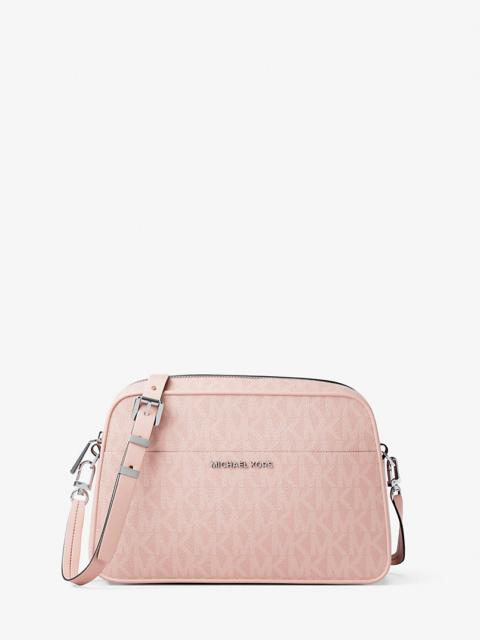 Jet Set Small Signature Logo Camera Crossbody Bag