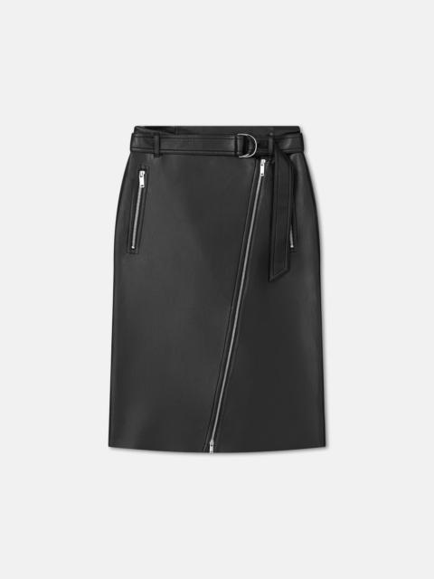 Regenerated Leather Skirt