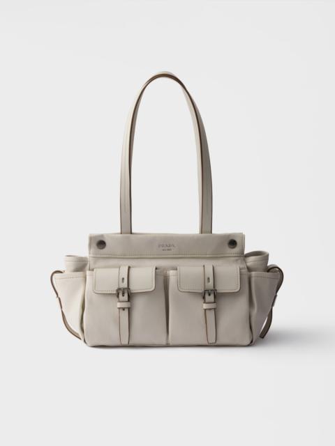 Prada Route medium leather tote bag