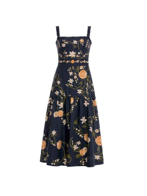 Nispero Valle Midi Dress