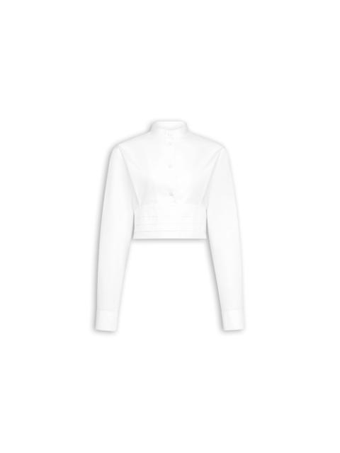 CROPPED  COTTON POPLIN SHIRT