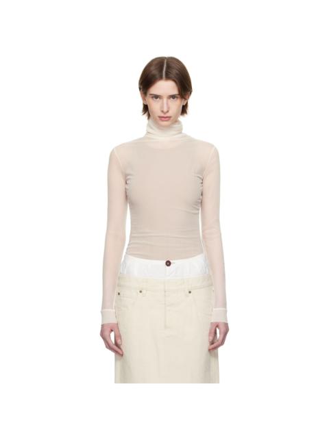 Off-White High-Neck Bodysuit