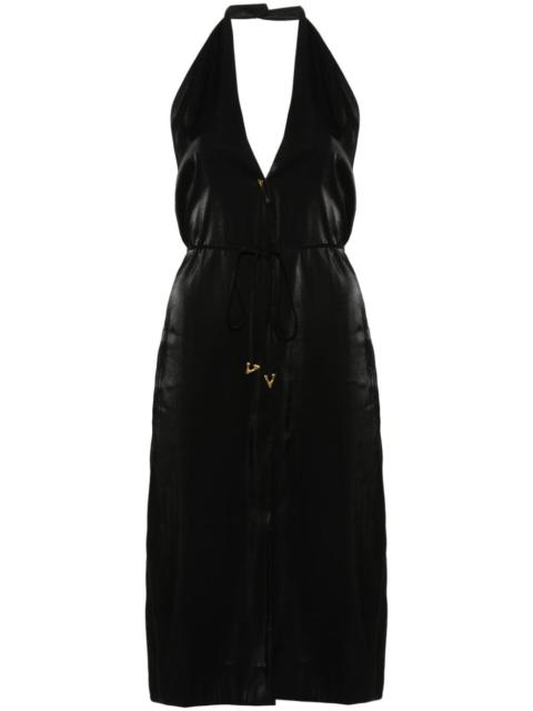 Seraphine belted midi dress