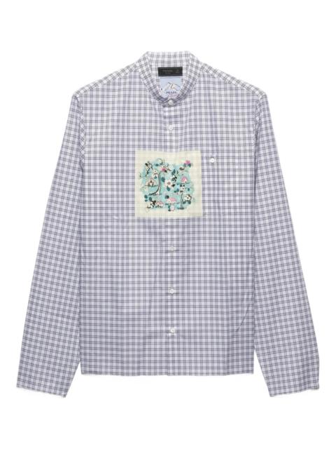 Prada Check-pattern Pocket Shirt