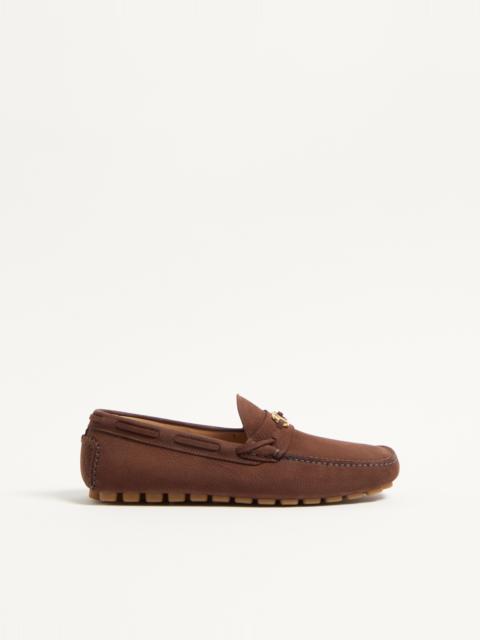 DRIVER FASTAWAY LOAFER IN DEERSKIN SUEDE