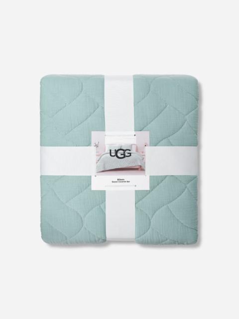 ® Aileen Coverlet Set (Queen) Cotton Bedding in Shark Grey