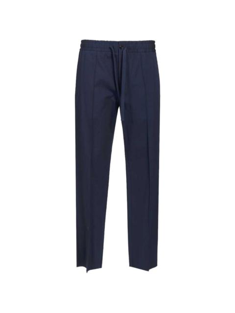 drawstring-fastening trousers
