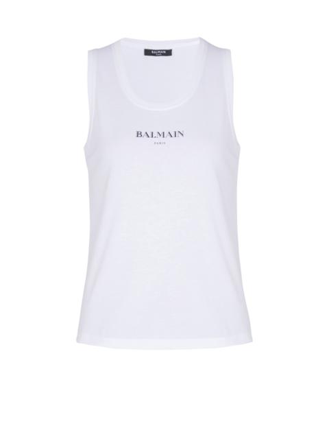 Tank top with Balmain print