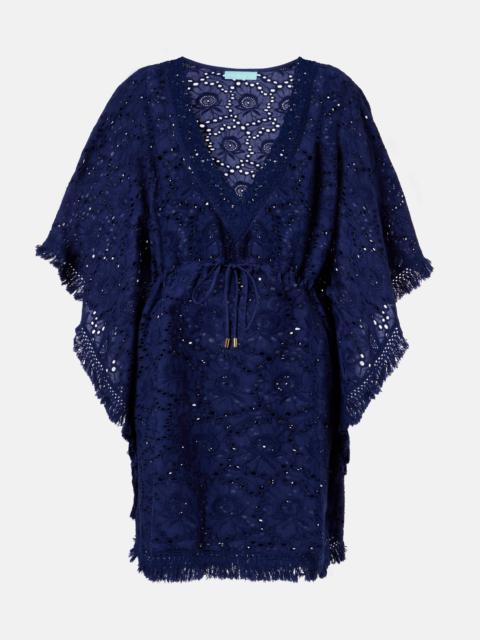 Ivy broderie anglaise cotton kaftan