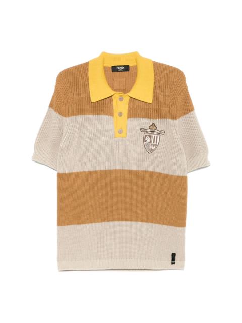 striped polo shirt