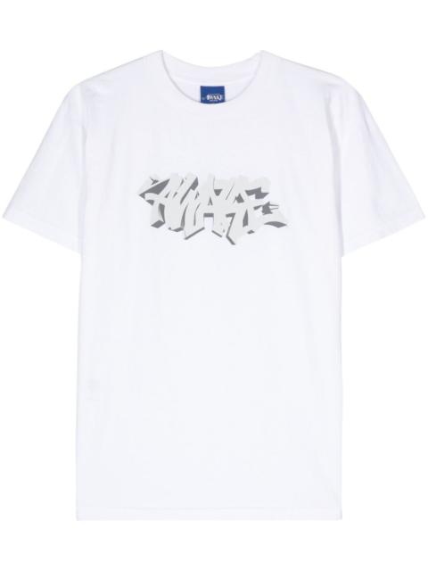 logo-print cotton T-shirt
