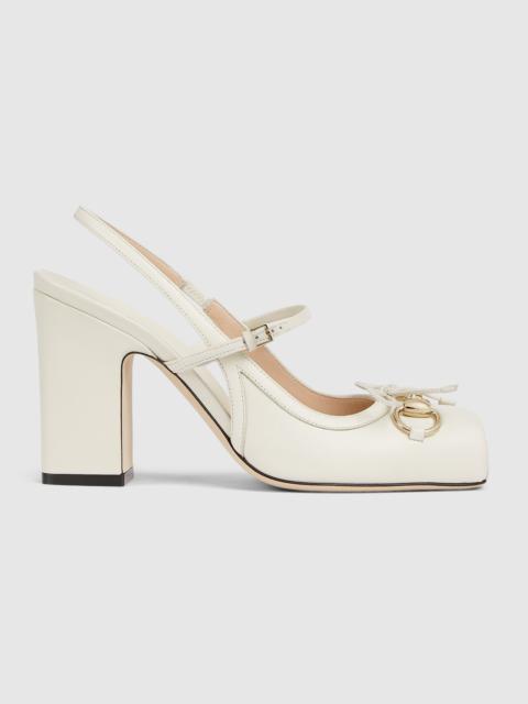 Women's Gucci Horsebit slingback pump
