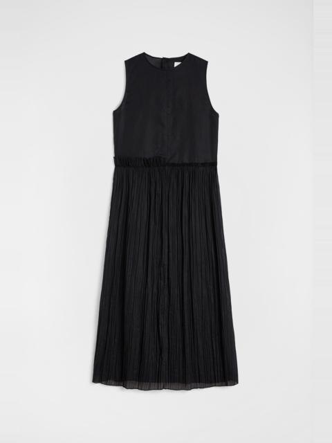 Cotton Muslin Pleated Dress