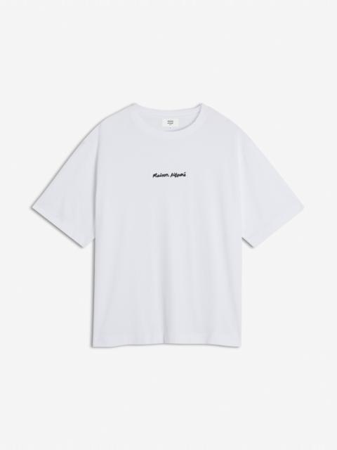 MAISON KITSUNE EMBROIDERY OVERSIZE TEE-SHIRT