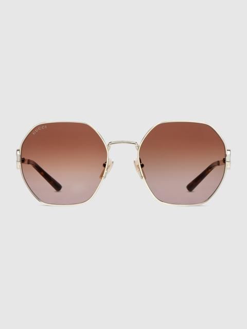 Oval frame sunglasses