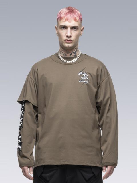 S29-PR-B 100% Organic Cotton Long Sleeve T-shirt RAF Green