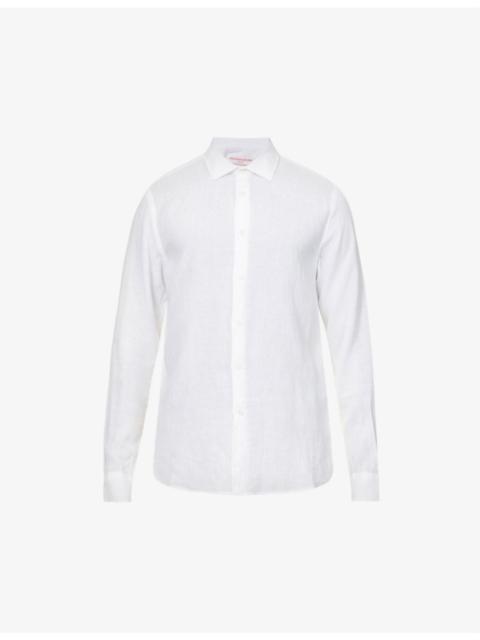 Giles regular-fit linen shirt