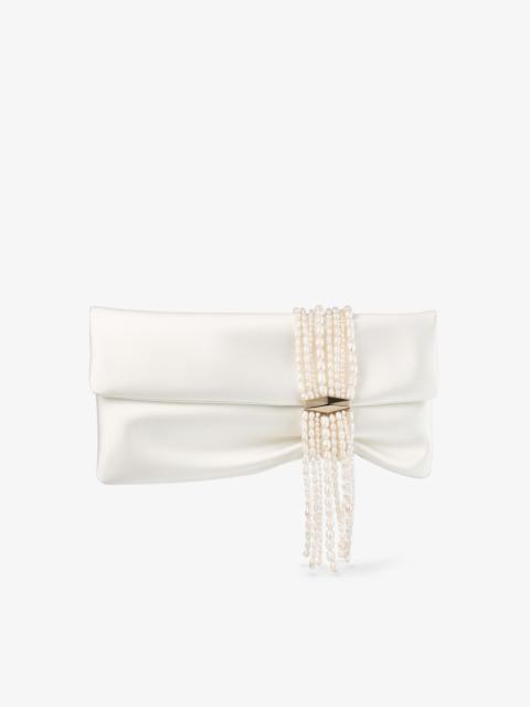 Zandra
Ivory Satin Clutch Bag