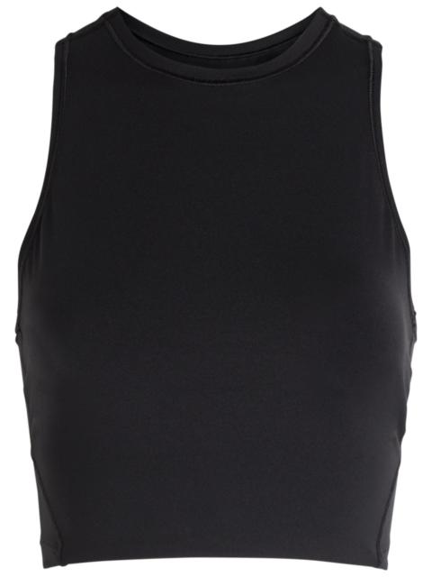 ON Studio Cropped Stretch-jersey top