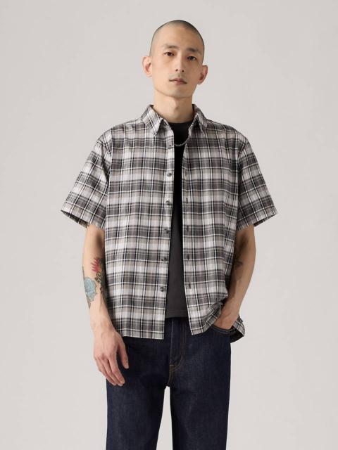 LURU BOXY CROPPED SHORT SLEEVE SHIRT