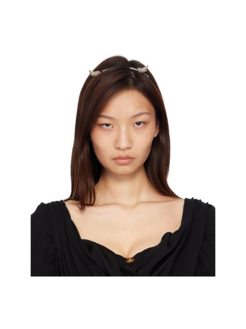 Silver Vivienne's Horn Alice Headband