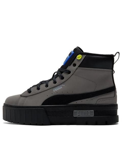 (WMNS) PUMA Mayze Mid Wtr Sneakers Black 381888-02