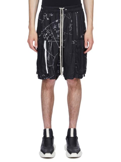 Boxer Shorts Black, Milk And Black Plaid