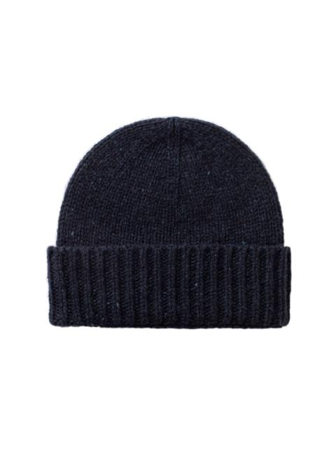 Donegal Cashmere Navy Beanie