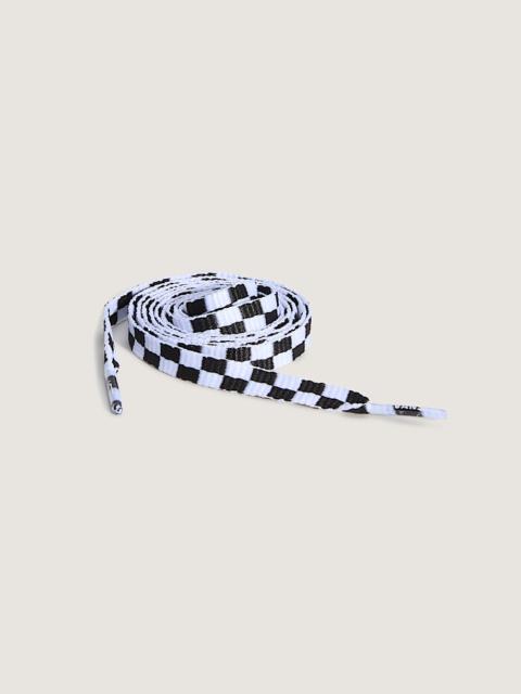 Checkerboard Vans Fat Shoe Laces