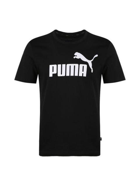 PUMA Athleisure Casual Sports Round Neck Short Sleeve Black 844642-01