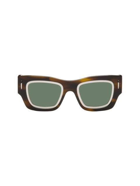 Brown Cinema Double Layer Sunglasses