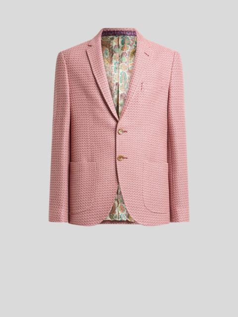 COTTON JERSEY BLAZER