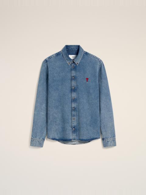 BLUE DENIM BUTTON-DOWN AMI DE COEUR SHIRT